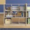 Flash Furniture Bright Beginnings Commercial Grade 8 Section Modular WoodenClassroom Open StorageUnit, Safe, Kid Friendly Design, Natural MK-ME10513-GG - alternate 5
